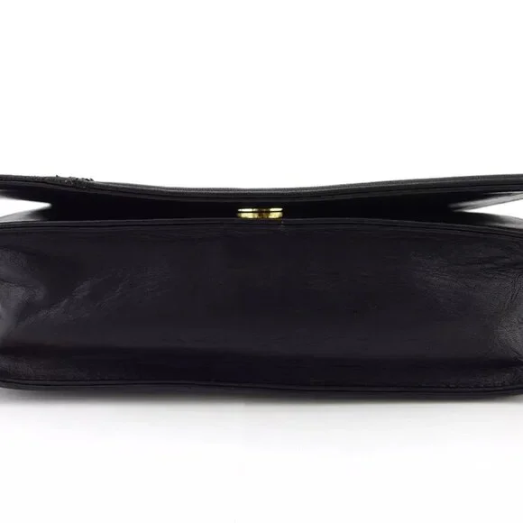 GIANNI VERSACE clutch bag leather Authentic